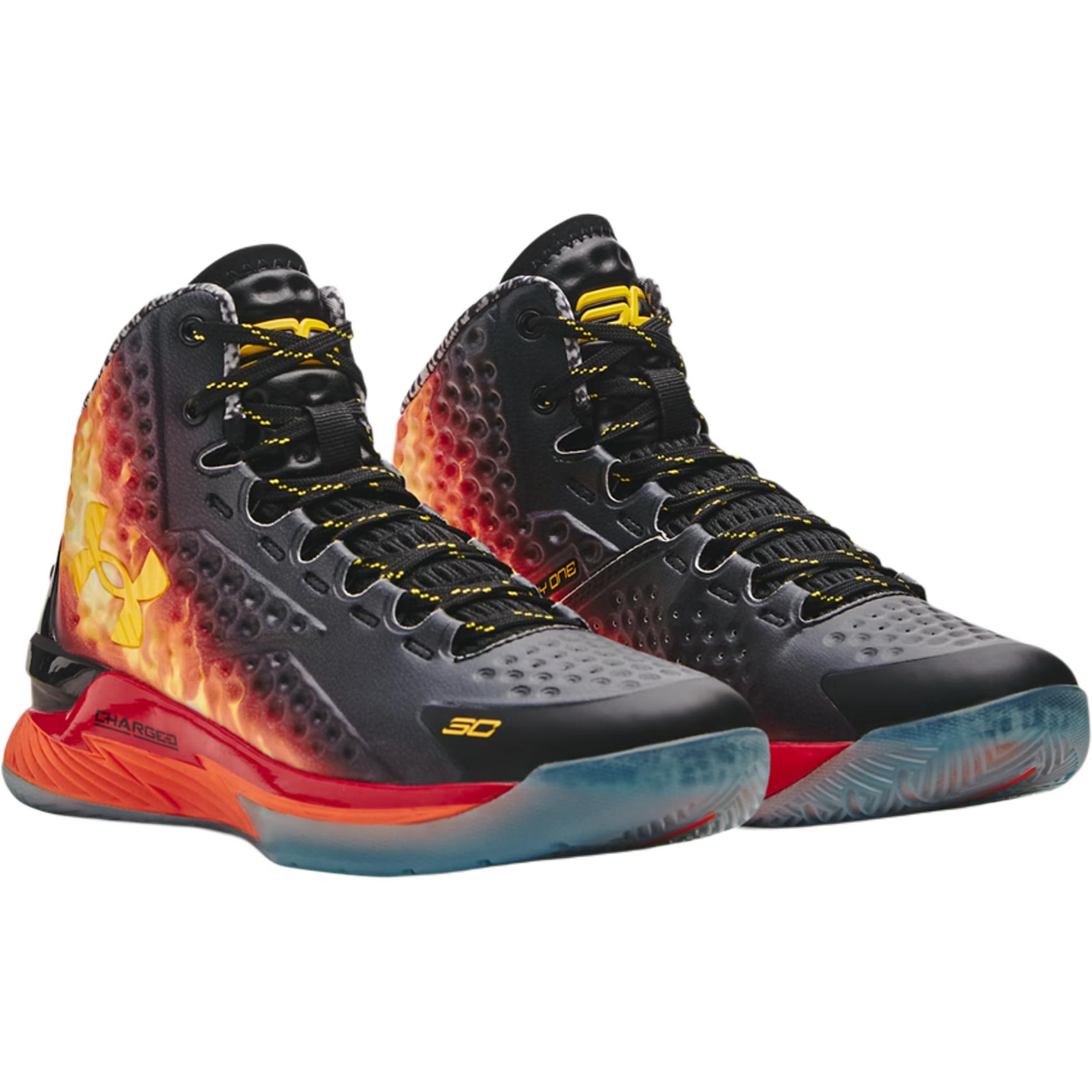 Кроссовки Under Armour Curry 1 Retro 'Curry Jam' (черные) — фото 4