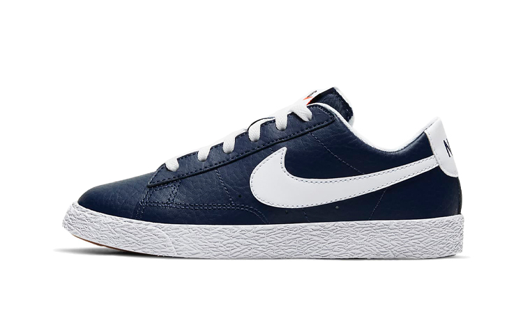 Детские кеды Nike Blazer Low (темно-синие)
