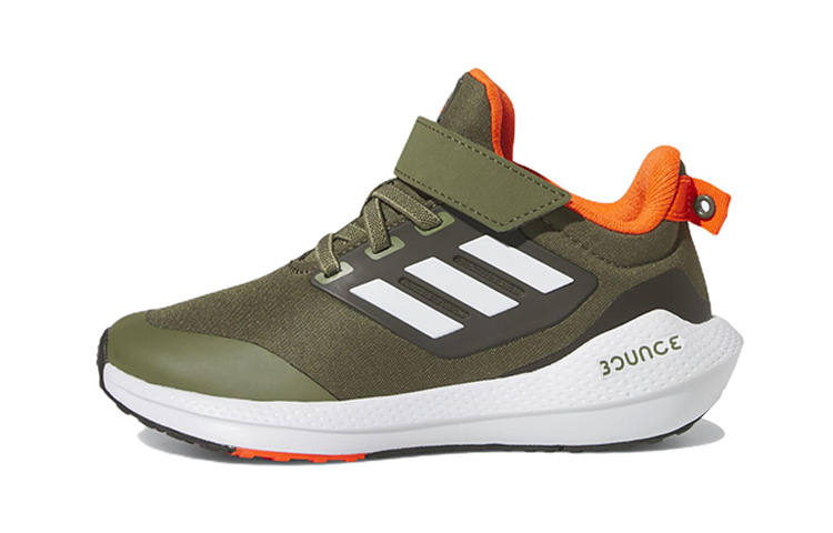 Детские кроссовки adidas Eq21 Run 2.0 Bounce (зелено-оранжевые)