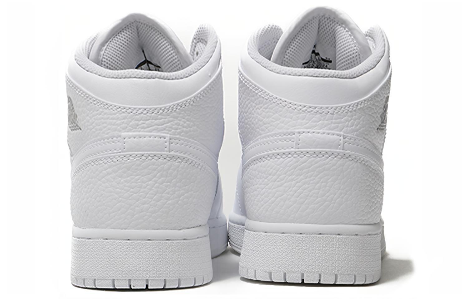 Кроссовки Jordan JordanAir Jordan 1 Mid (белые) — Белый — фото 7