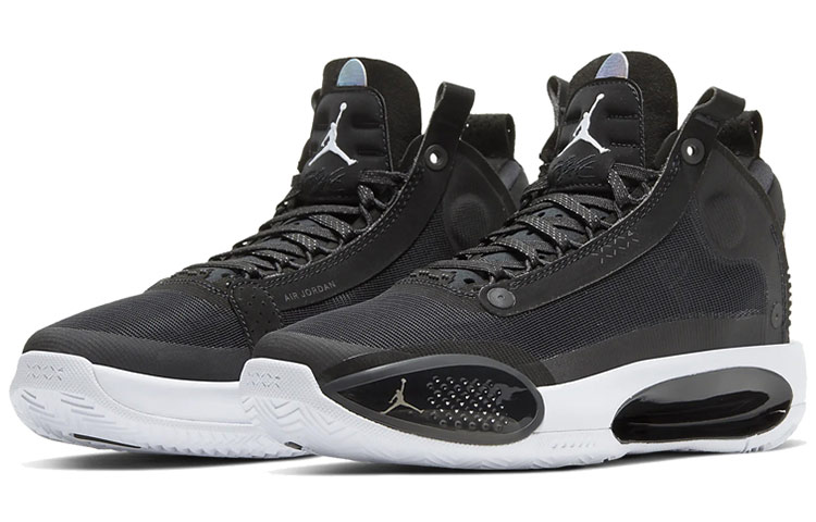Баскетбольные кроссовки Jordan Air Jordan 34 GS (черно-белый) — Чёрныйбелый — фото 5