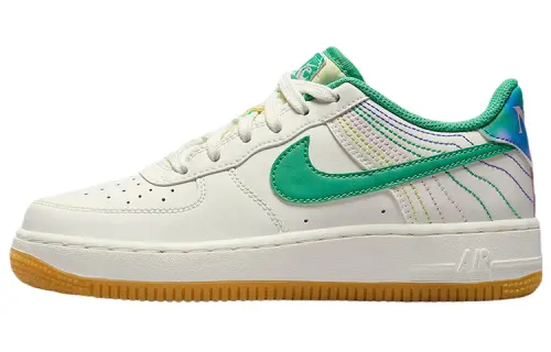 Nike Air Force 1 Low LV8 3 Heel Stitch Sail Stadium Green GS