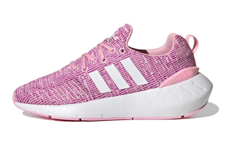 Детские кроссовки adidas originals Swift Run 22 J (пурпурно-розовые)