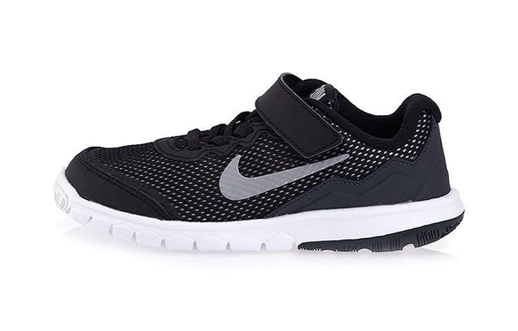 Детские кроссовки Nike Flex Experience 4 (черно-белые)