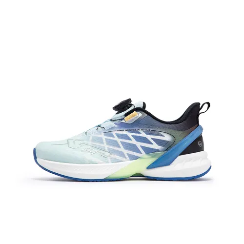 Xtep campus sports series physical test, non-slip and wear-resistant, low-cut children's running shoes, cloud water blue, children's model