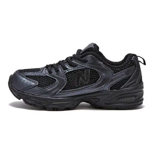 New Balance NB 530 Comfortable, shock-absorbing and wear-resistant, low-cut children's running shoes, black, small and medium-sized children