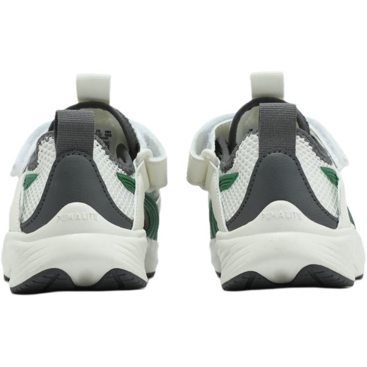 Детские сандалии PUMA Pounce Lite CT SANDAL (бело-зеленые) — Белыйзелёный — фото 4
