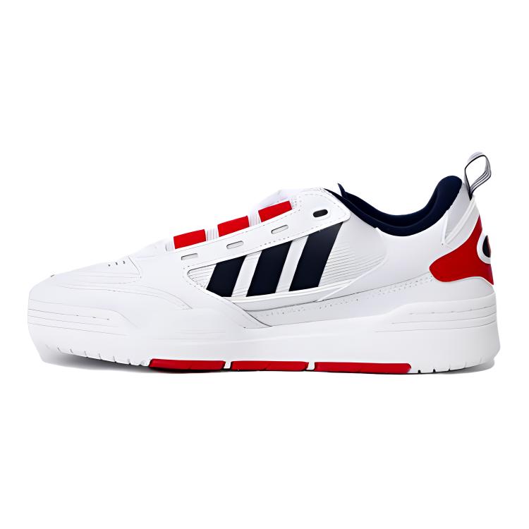 Детские кеды adidas (бело-красные)