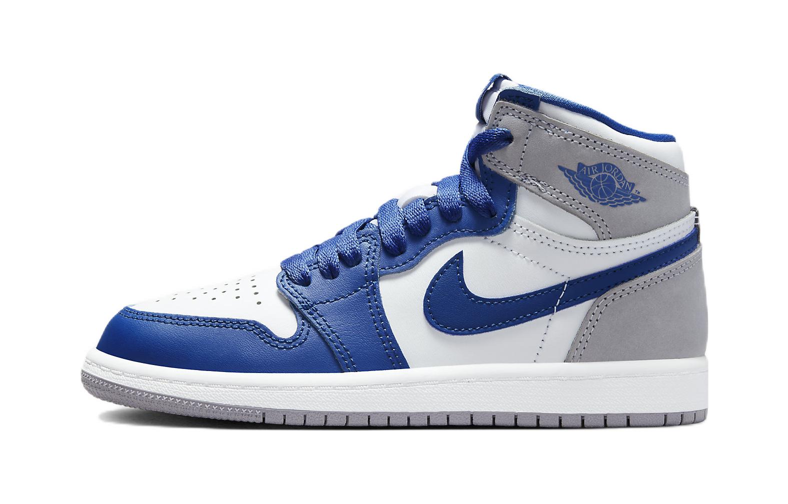 Кеды Jordan Jordan Air Jordan 1 True Blue (сине-серые)