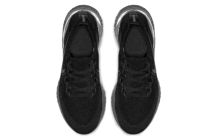 Кроссовки Nike Epic React Flyknit 2 (черные) — фото 4