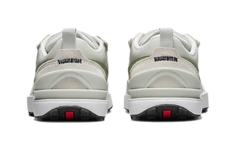 Детские кроссовки Nike Waffle One PS (серые с зеленым) — Серый / зелёный — фото 7