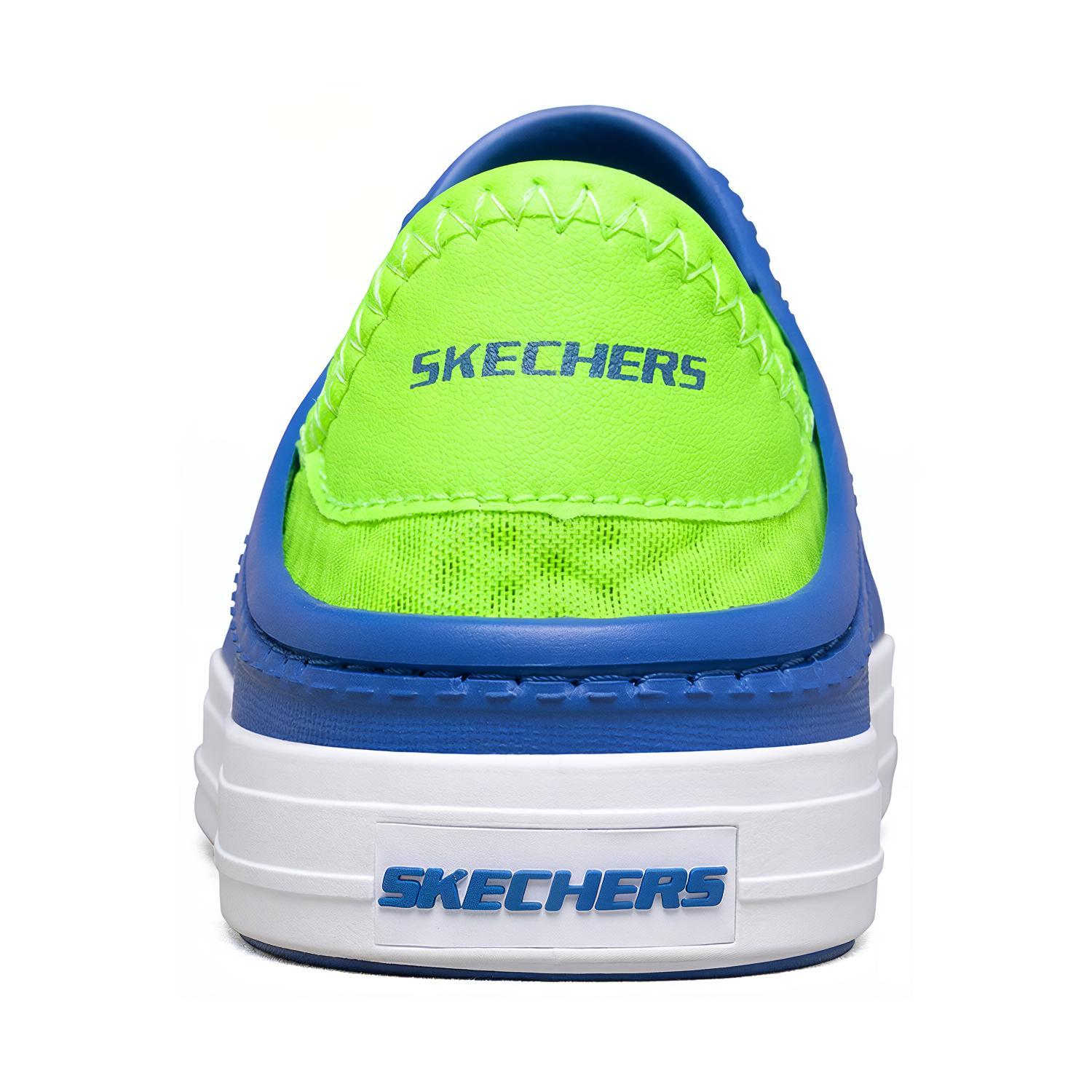 Детские сандалии Skechers Guzman Steps (сине-зеленые) — фото 5