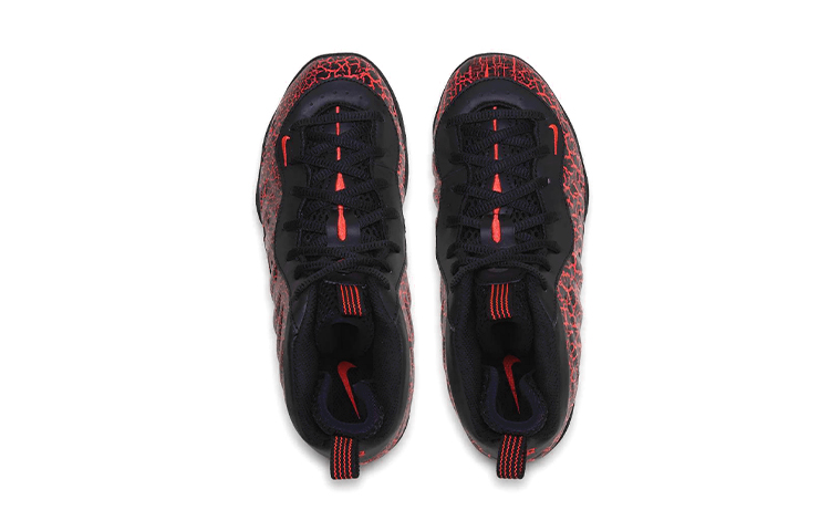 Детские кроссовки Nike Foamposite One (бордовые) — фото 4