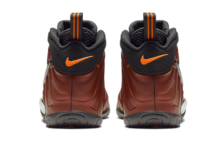 Кроссовки Nike Foamposite Pro Color Shift (коричнево-черные) — фото 6