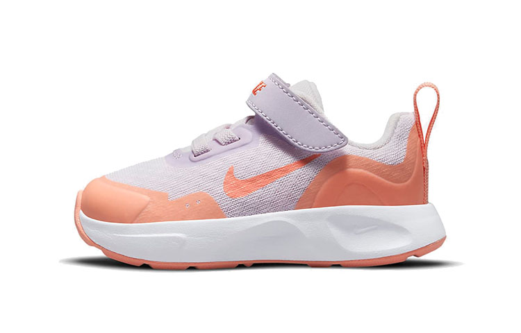 Детские кроссовки Nike Wearallday TD (оранжево-фиолетовые)