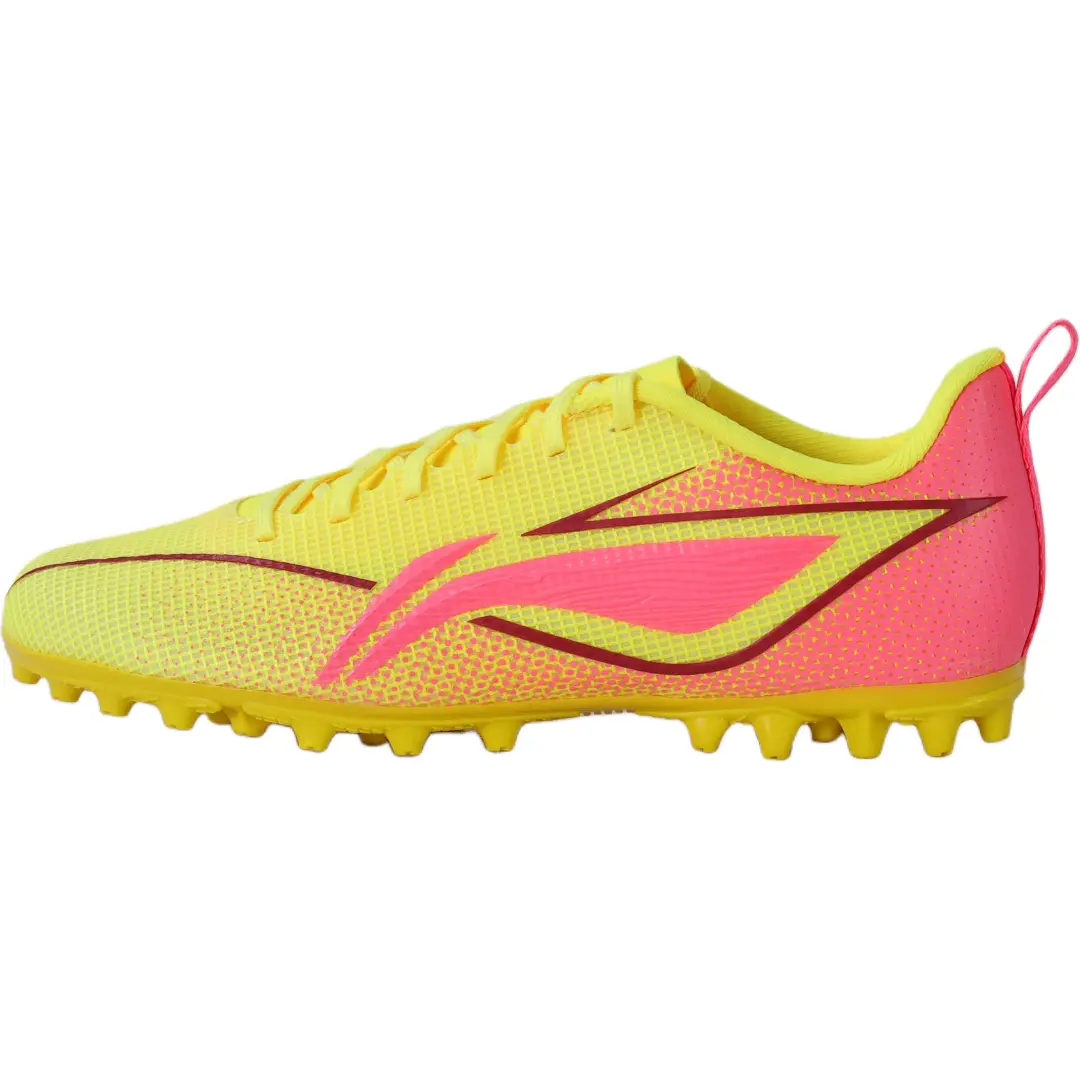 Li Ning YOUNG Fashion Soccer Shoes Fluorescent Gum Yellow Kids'
