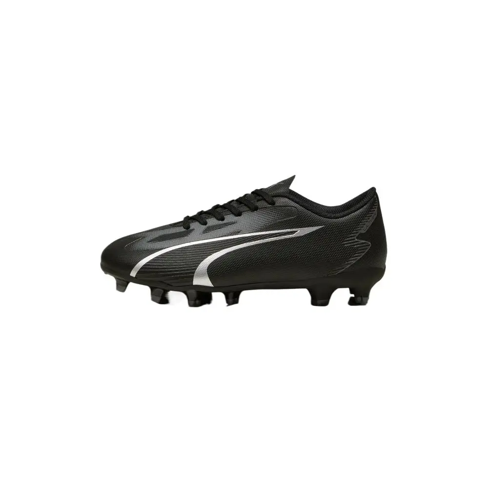 PUMA Ultra Play Comfortable Abrasion Resistant Low top Kids' Soccer Shoes Black Kids'