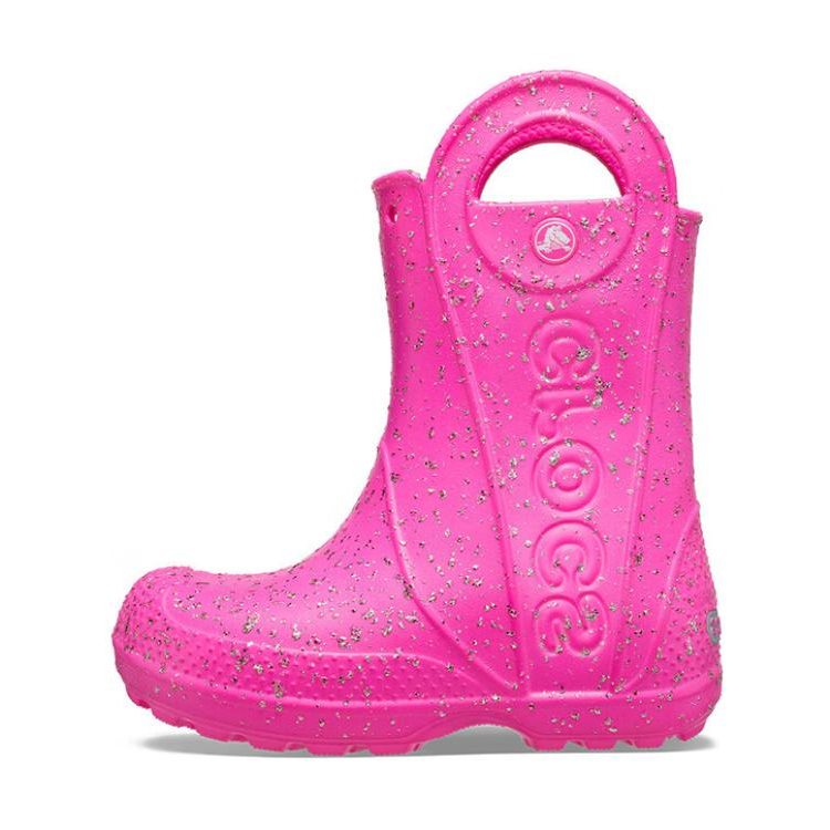 Детские сапоги Crocs (розовые)