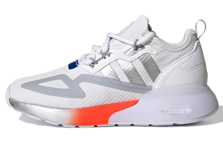 Детские кроссовки adidas adidas originals ZX 2K (бело-серо-красные)