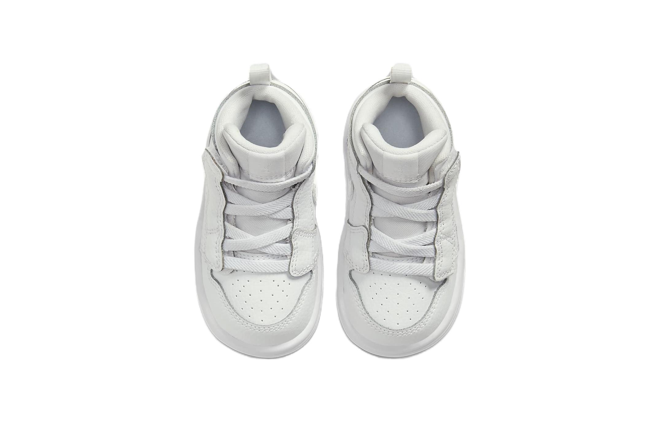 Кроссовки Jordan Air Jordan 1 (бело-черные) — фото 4