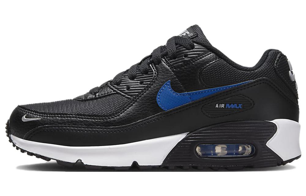 Nike Air Max 90 Next Nature Cushioning Abrasion Resistant Low top Sports Casual Shoes Black Blue Unisex