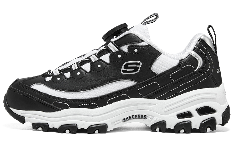 Детские кроссовки Skechers (черно-белые)