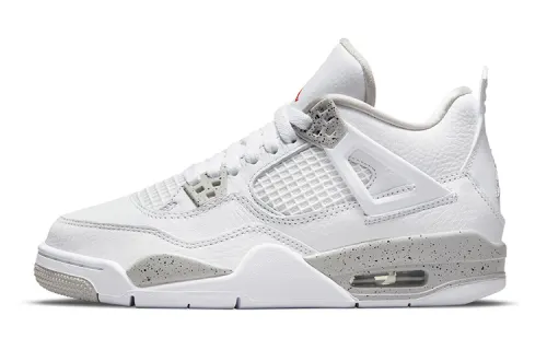 Air Jordan 4 Retro GS 'White Oreo'