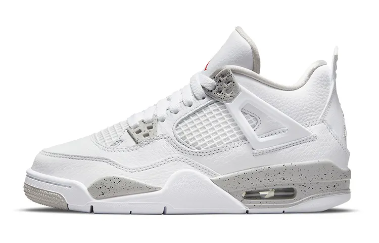 Air Jordan 4 Retro GS 'White Oreo'