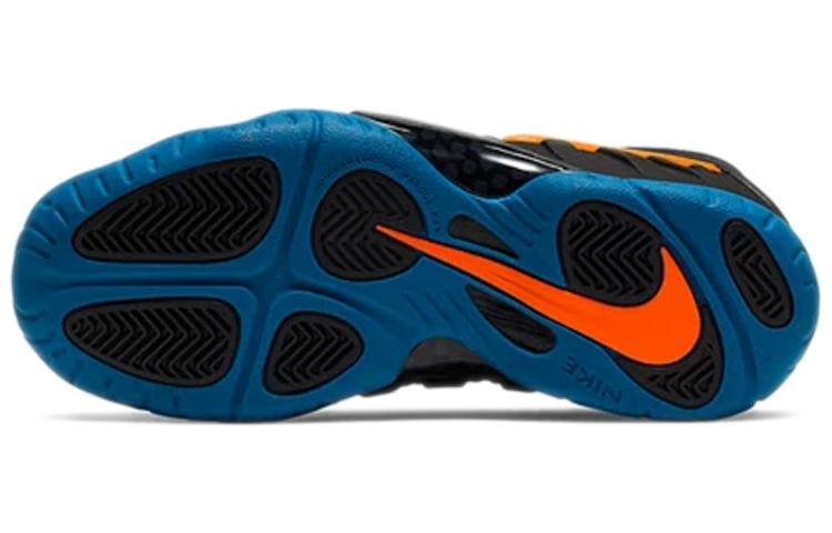 Кроссовки Nike Foamposite Pro Air "Knicks" GS (черные) — фото 6
