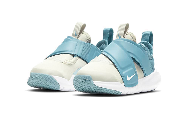 Детские кроссовки Nike Flex Advance (бело-синие) — фото 5