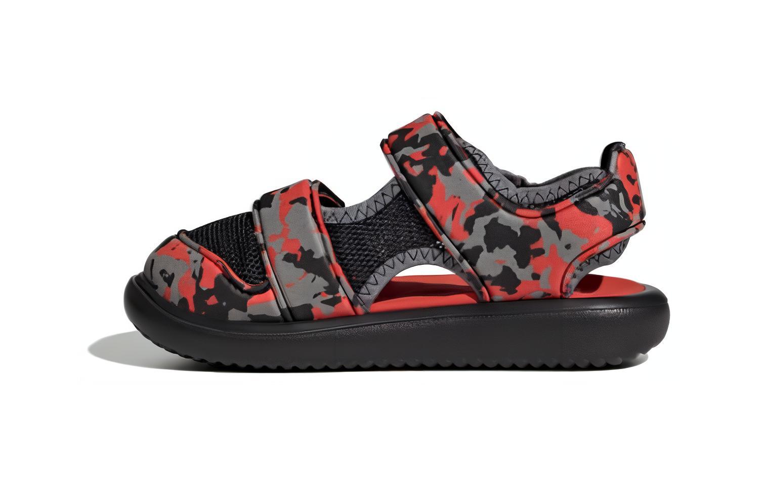 Детские сандалии adidas Comfort Sandals (серо-красные)