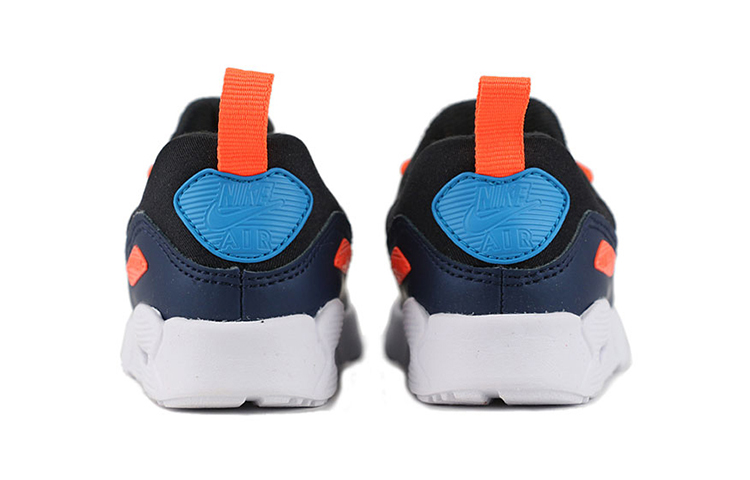 Детские кроссовки Nike Air Max Tiny 90 (черно-оранжевые) — Чёрныйоранжевый — фото 5