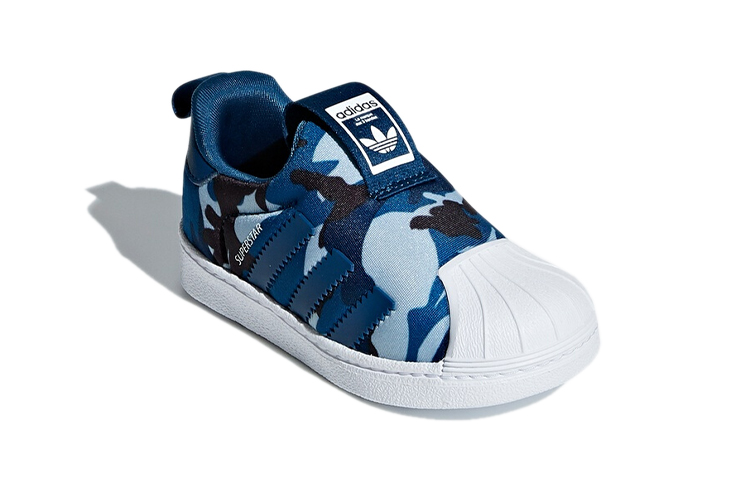 Детские кеды adidas originals Superstar 360 I (сине-черные) — фото 3