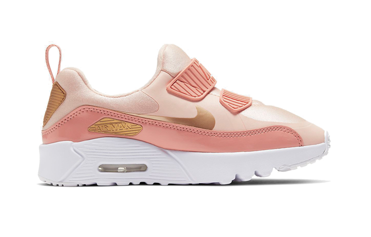 Детские кроссовки Nike Air Max Tiny 90 (бело-розовые) — фото 3