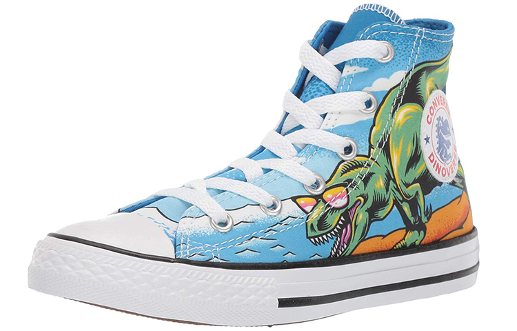 Детские кеды Converse Dinosaur Party (синие) — фото 3