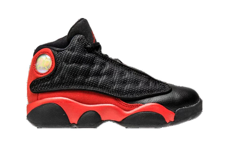 Детские кроссовки Jordan Air Jordan 13 Retro GT (черно-красные) — Чёрный / красный — фото 3