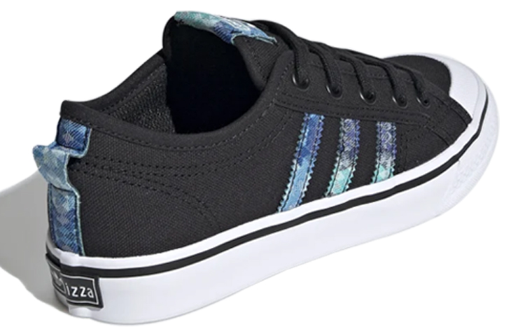 Кеды adidas originals Nizza J (черно-синий) — Чёрный / синий — фото 5
