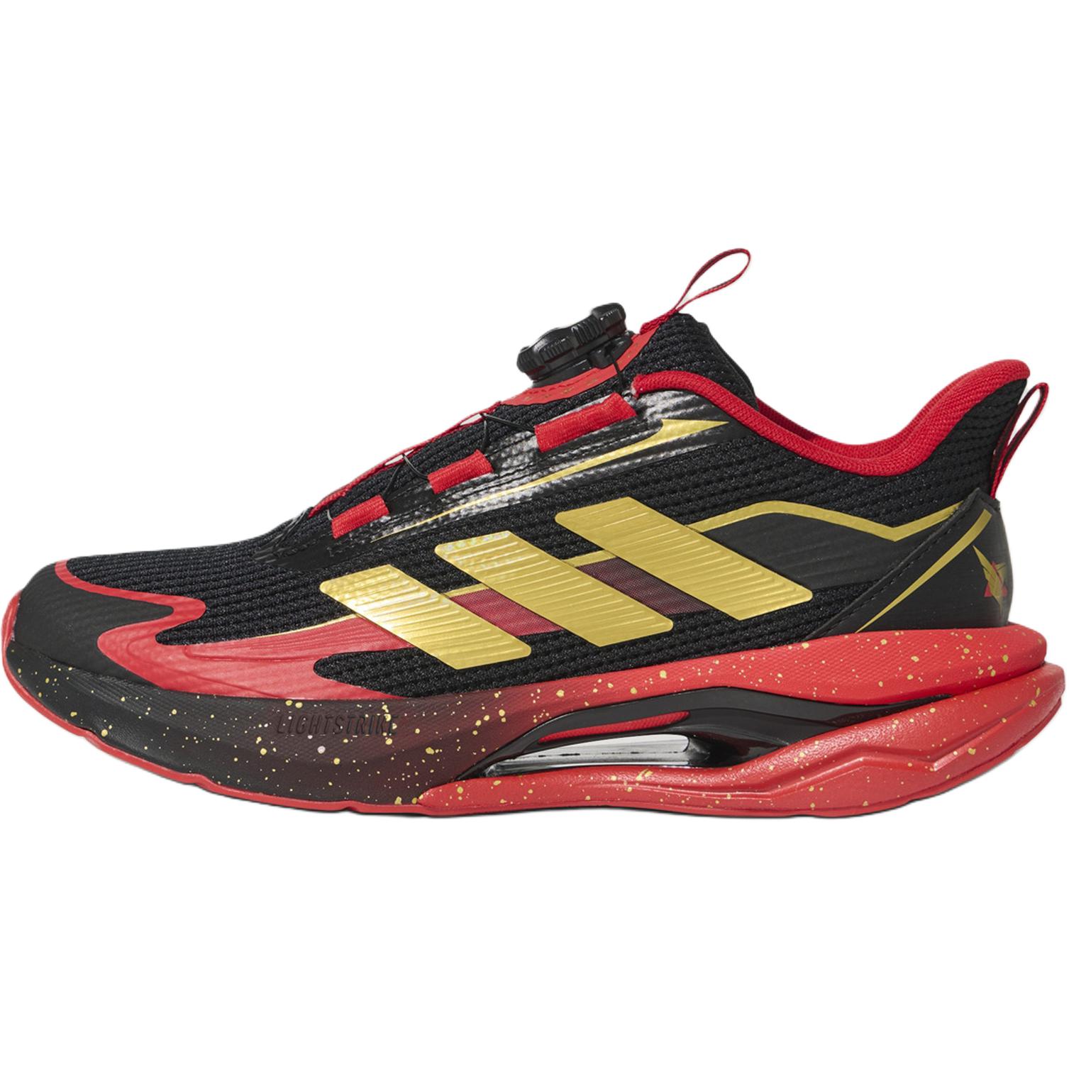 Детские кроссовки adidas adidasLIGHTDART HABU J CNY (черно-золотые)