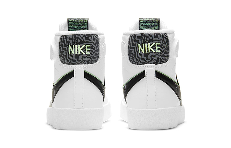 Кеды Nike Blazer 77 SE (бело-черно-зеленые) — фото 6