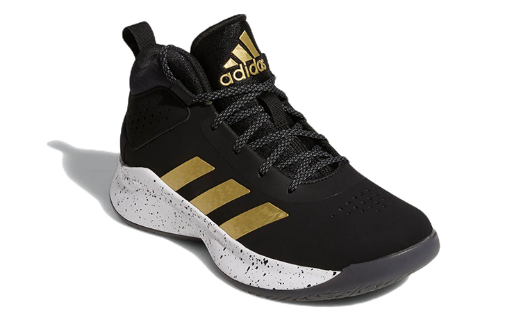 Детские кроссовки adidas Cross Em Up 5 (черно-золотой) — фото 4