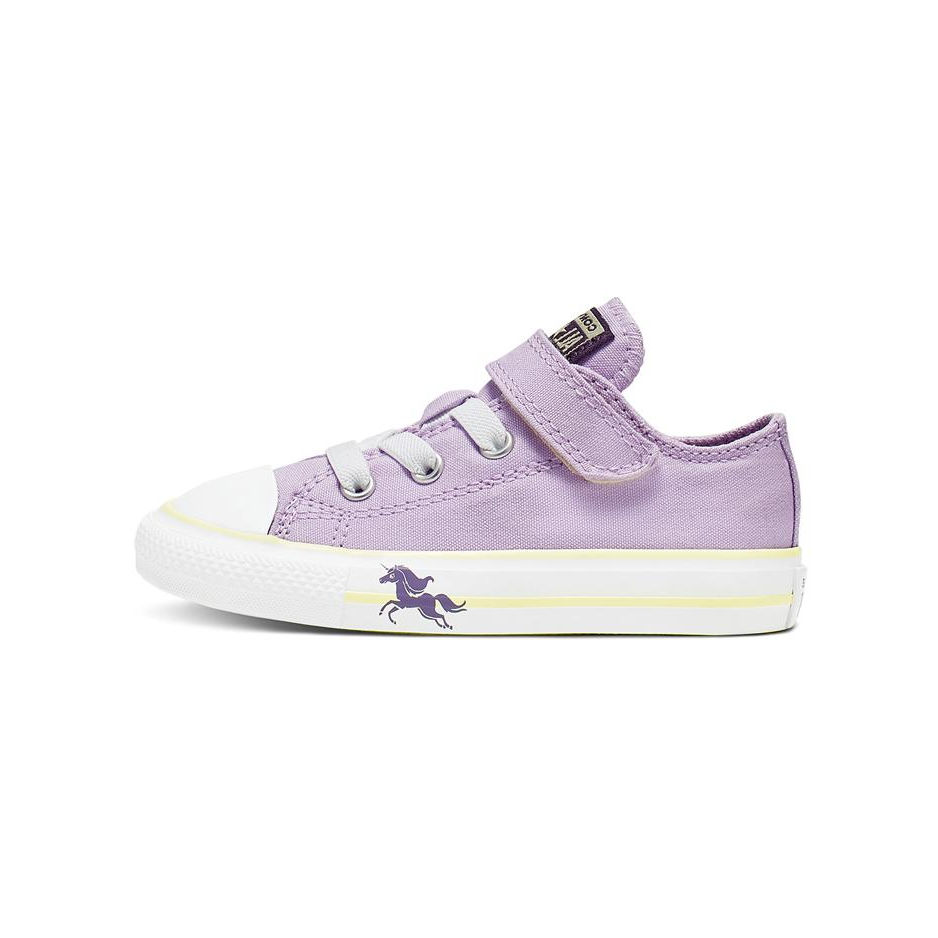 Кеды Converse Hook-and-Loop Chuck Taylor All Star Low Top (фиолетовые)