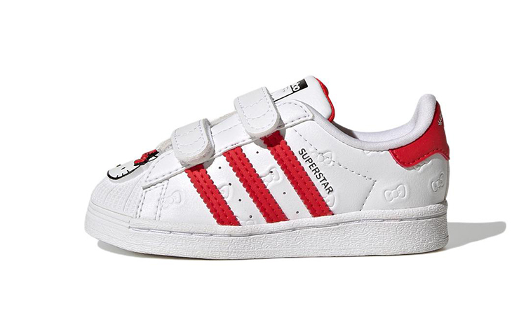 Кроссовки adidas adidas originals SUPERSTAR Cf (белый / красный)