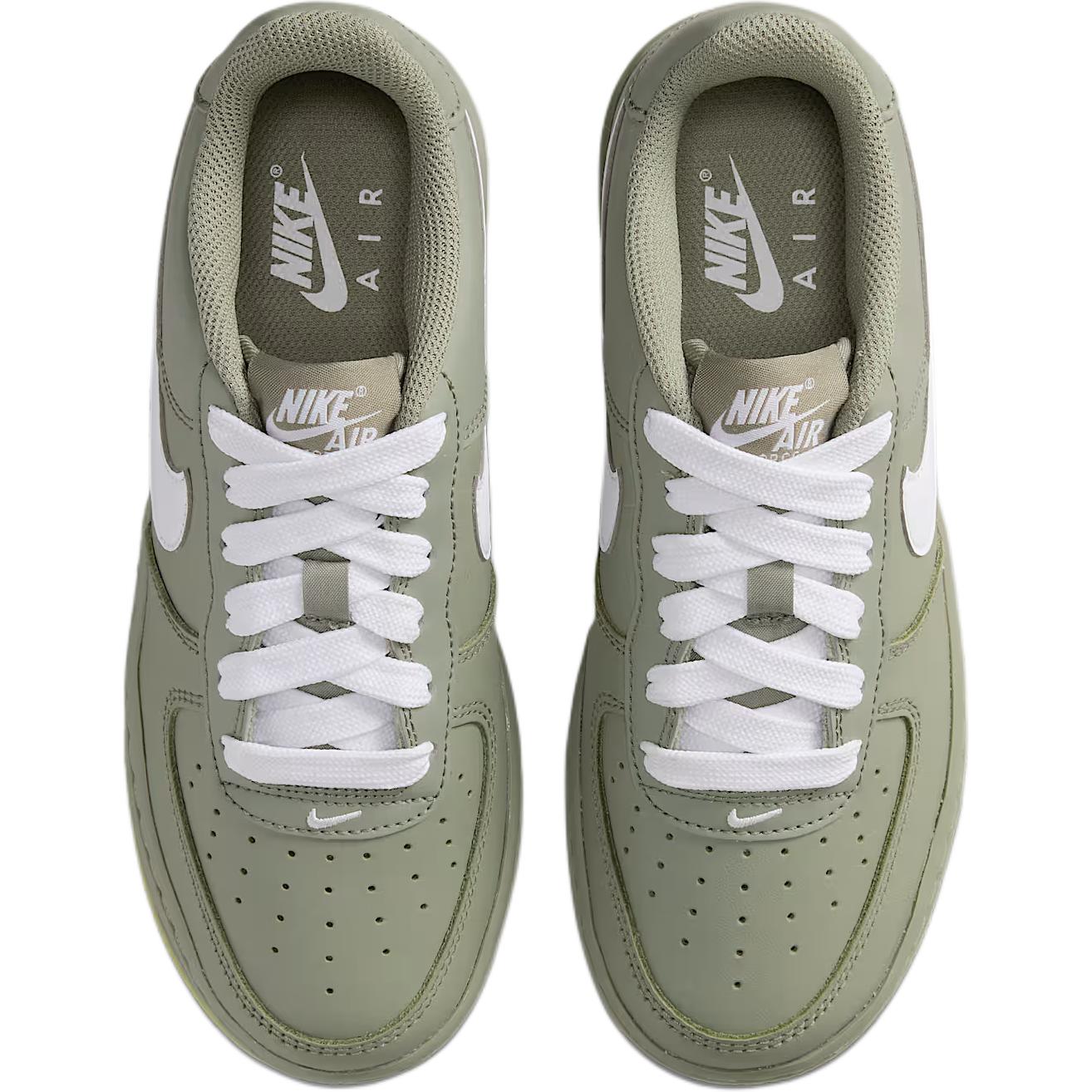 Кеды Nike Air Force 1 Lv8 Low (бело-зеленые) — фото 3