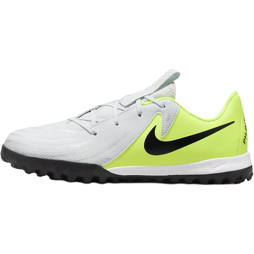 Детские бутсы Nike Jr. Phantom GX 2 Academy (серебристо-желтые)