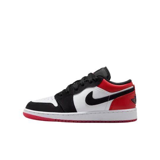 Jordan Air Jordan 1 Leather Mid top Kids' Training Shoes Black Unisex