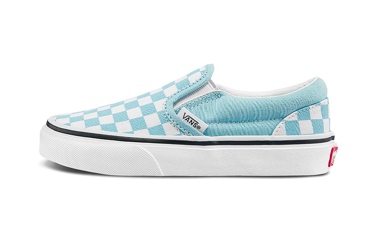 Детские кеды Vans Slip-on (сине-белые)