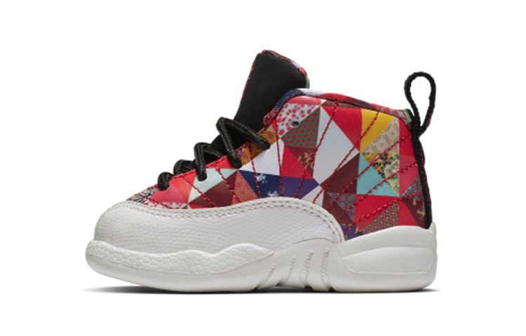 Детские кроссовки Jordan Air Jordan 12 Retro CNY (разноцветные)