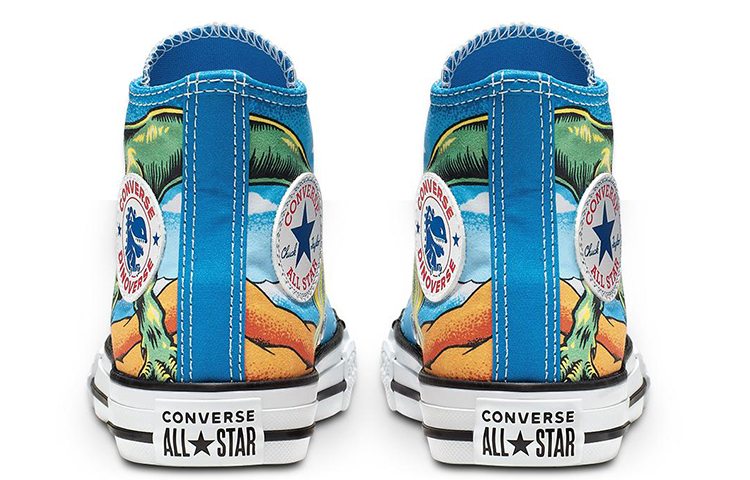 Детские кеды Converse Dinosaur Party (синие) — фото 4