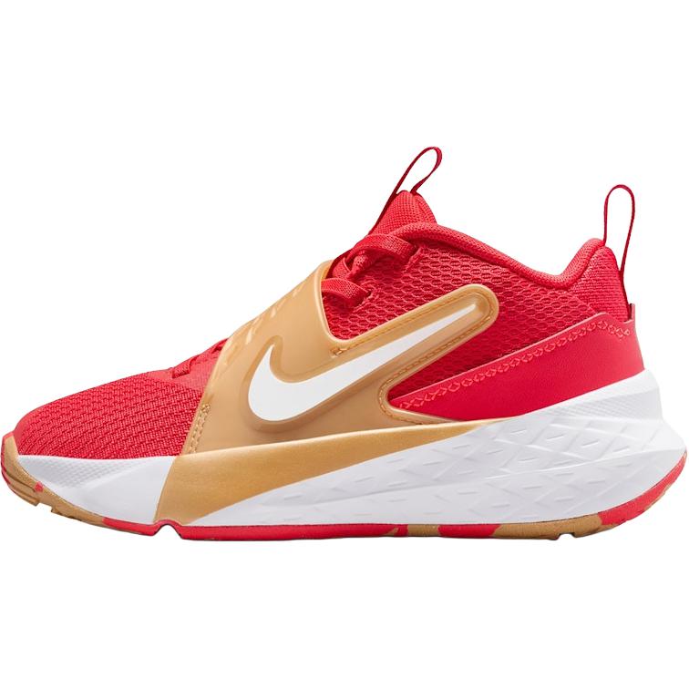 Детские кроссовки Nike NikeTeam Hustle D 12 (красно-белые)