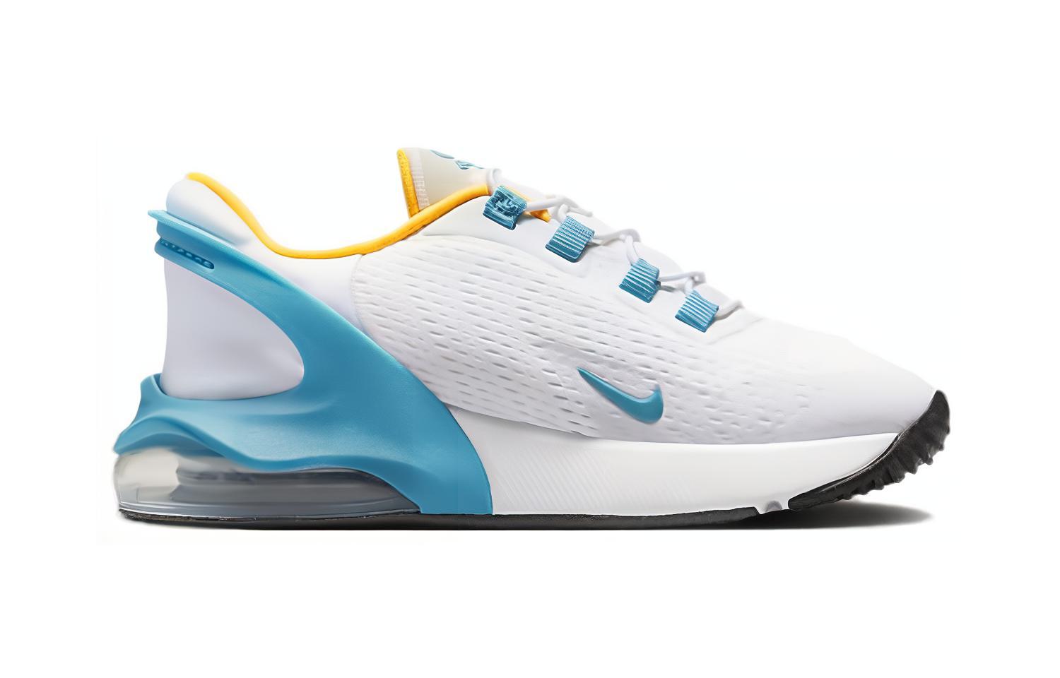 Детские кроссовки Nike Air Max 270 Go PS (белый / синий) — фото 4